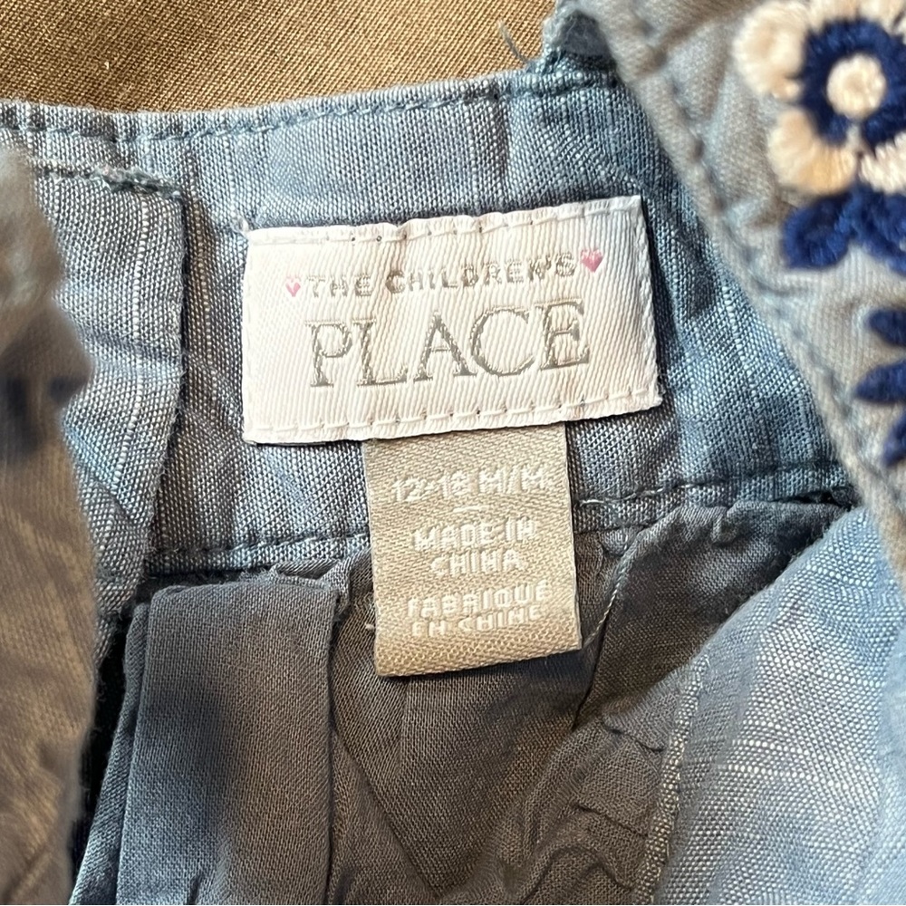 The Children’s Place | Embroidered Denim Dress - Picture 9 of 9